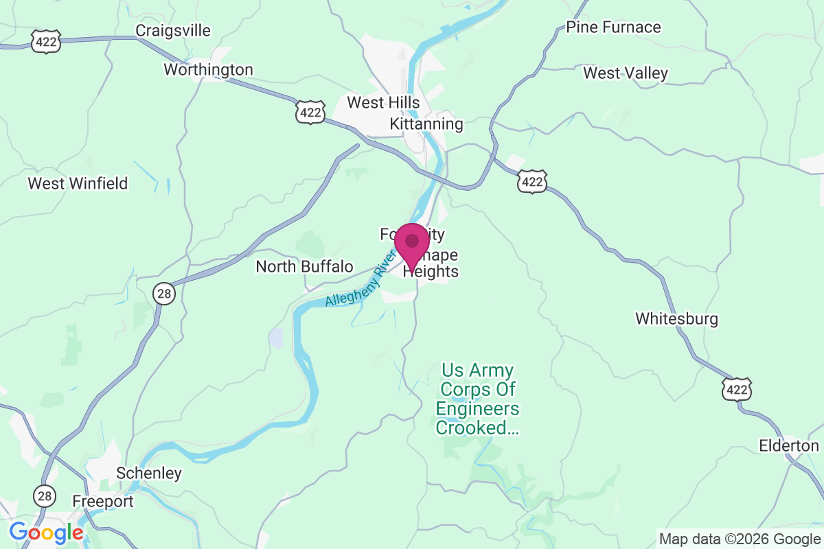 Ford Cliff map