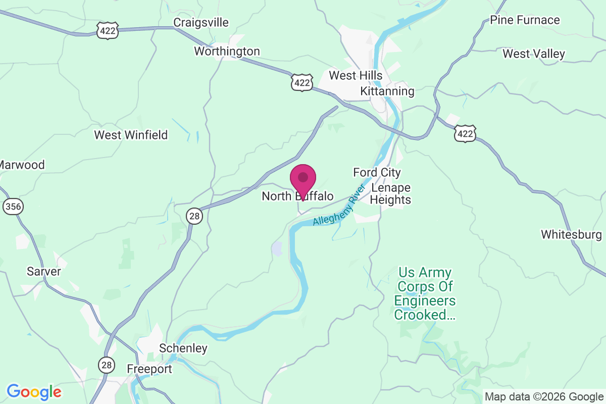 North Buffalo map
