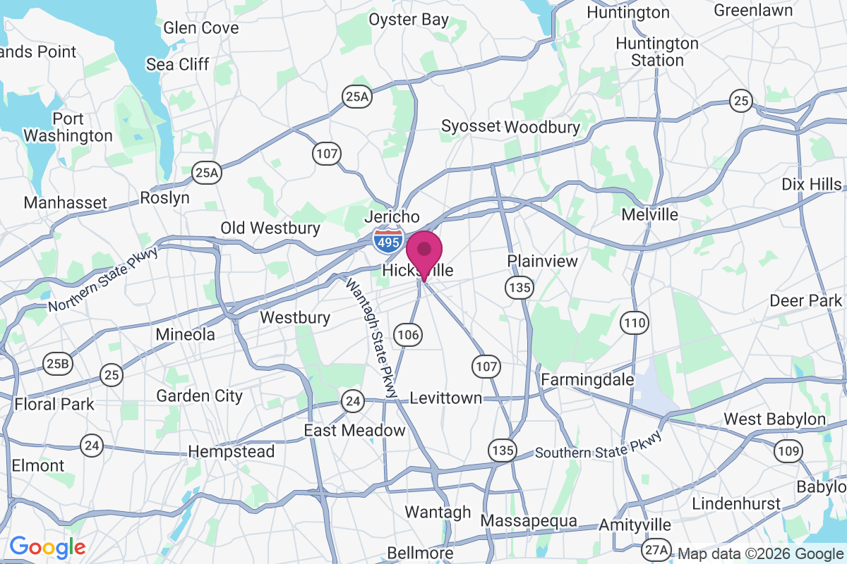 Hicksville map