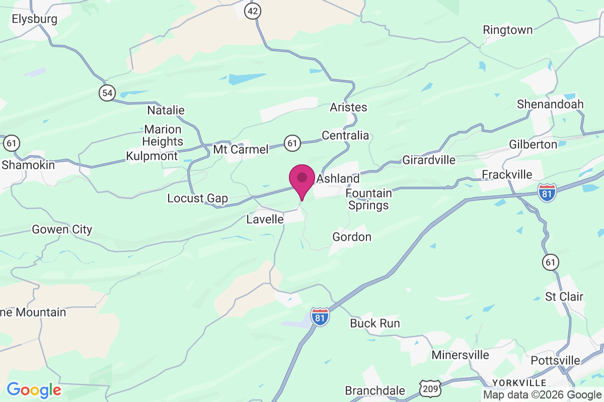 Locustdale map