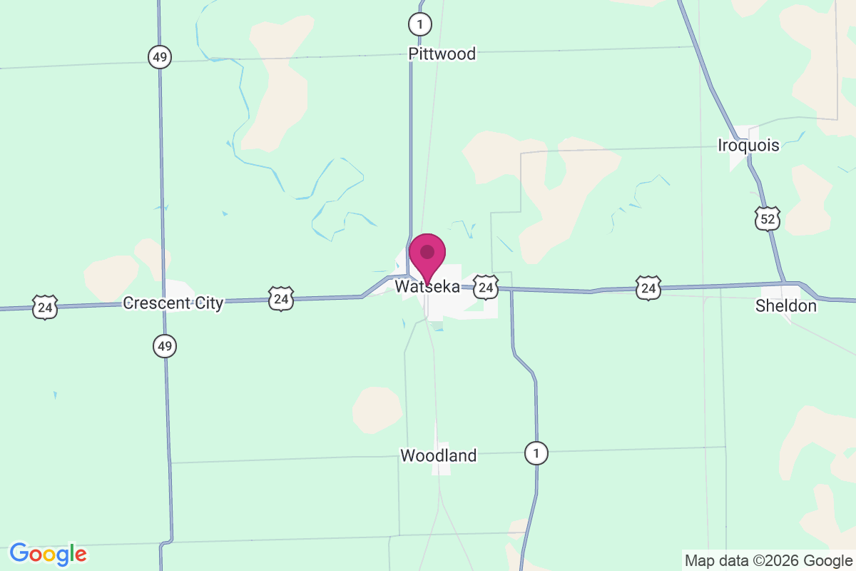 Watseka map