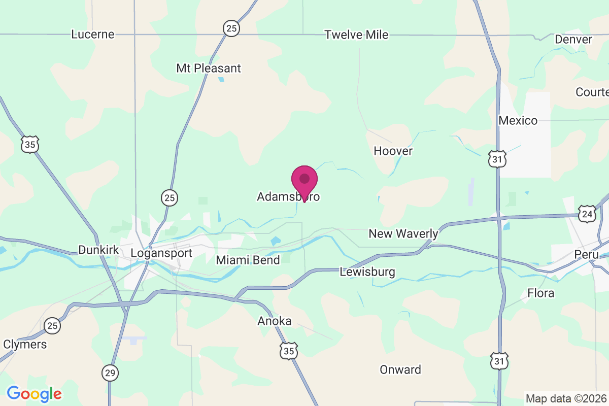 Adamsboro map