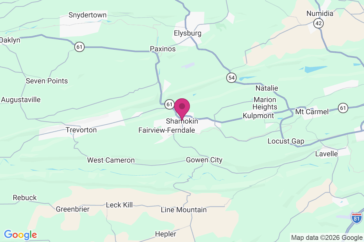 Shamokin map
