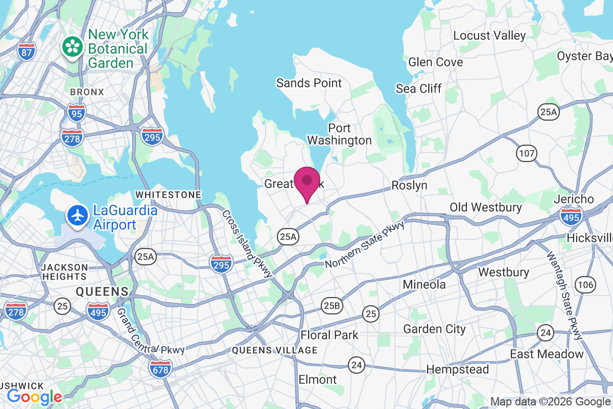 East Garden City map