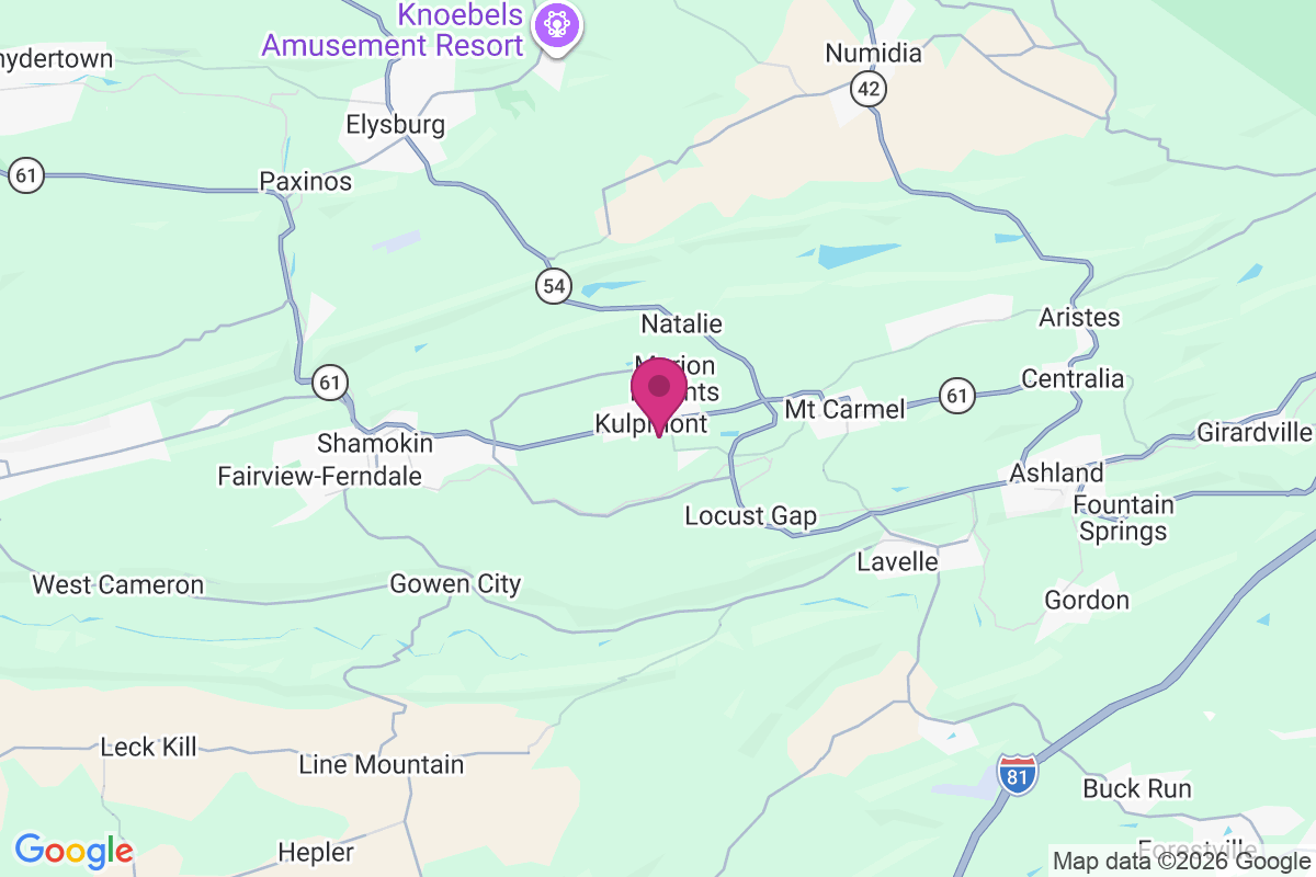 Kulpmont map