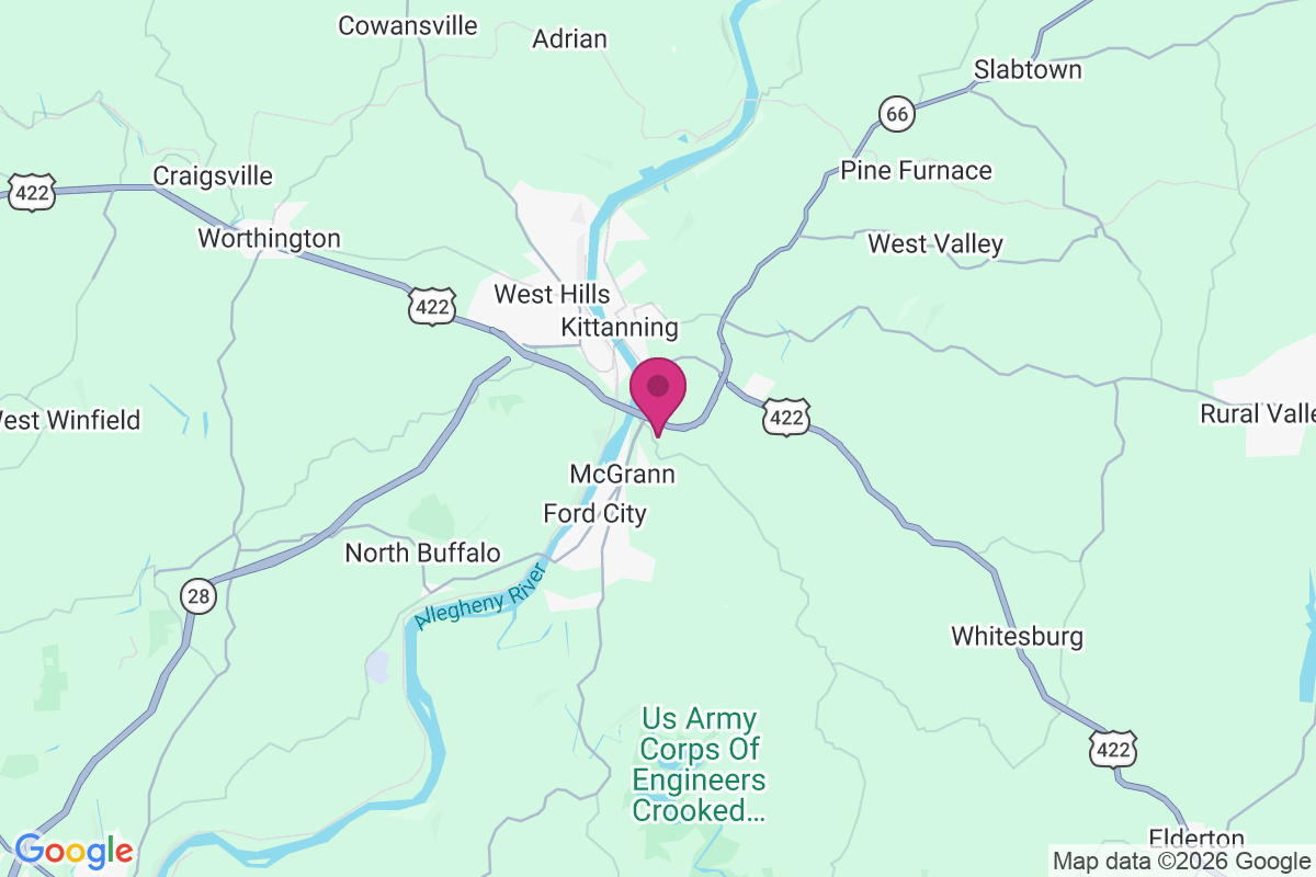 Garretts Run map
