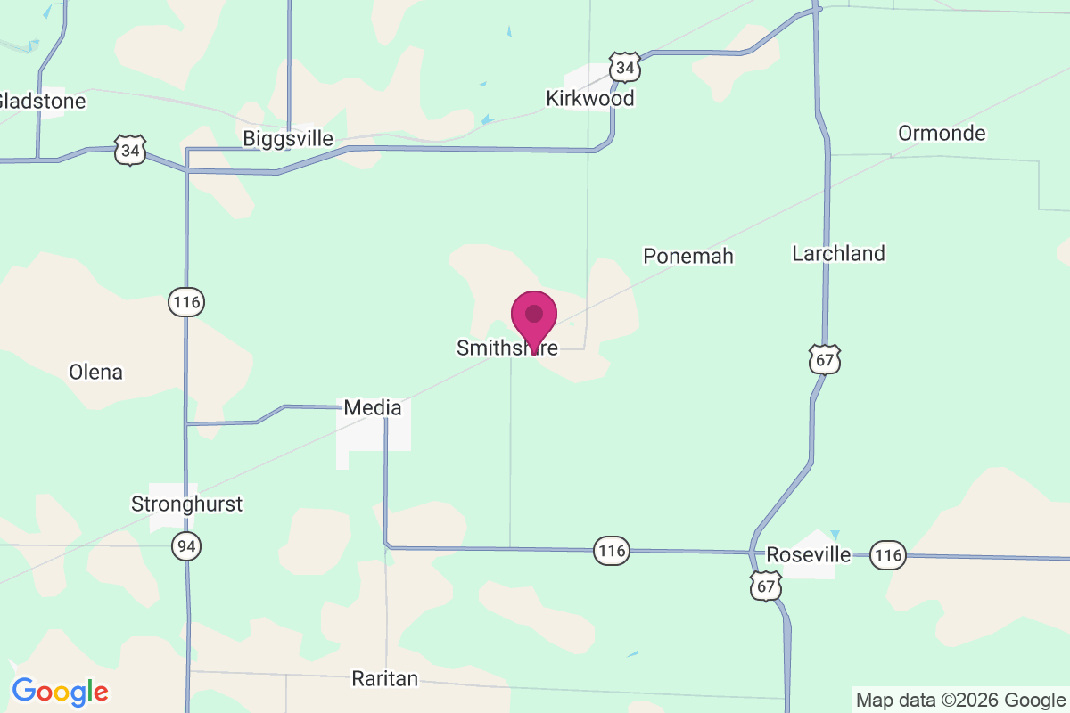 Smithshire map