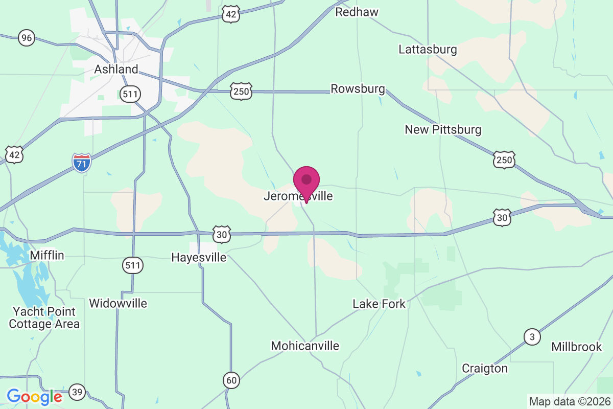 Jeromesville map