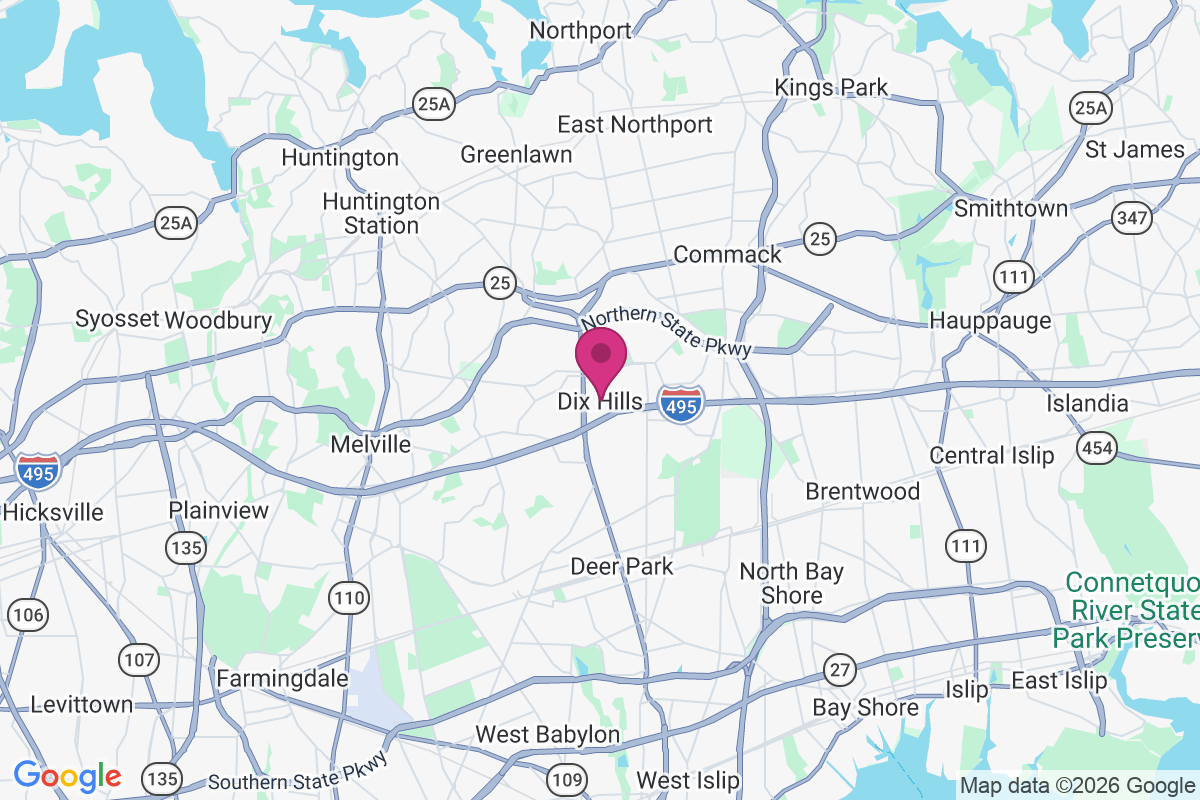 Dix Hills map