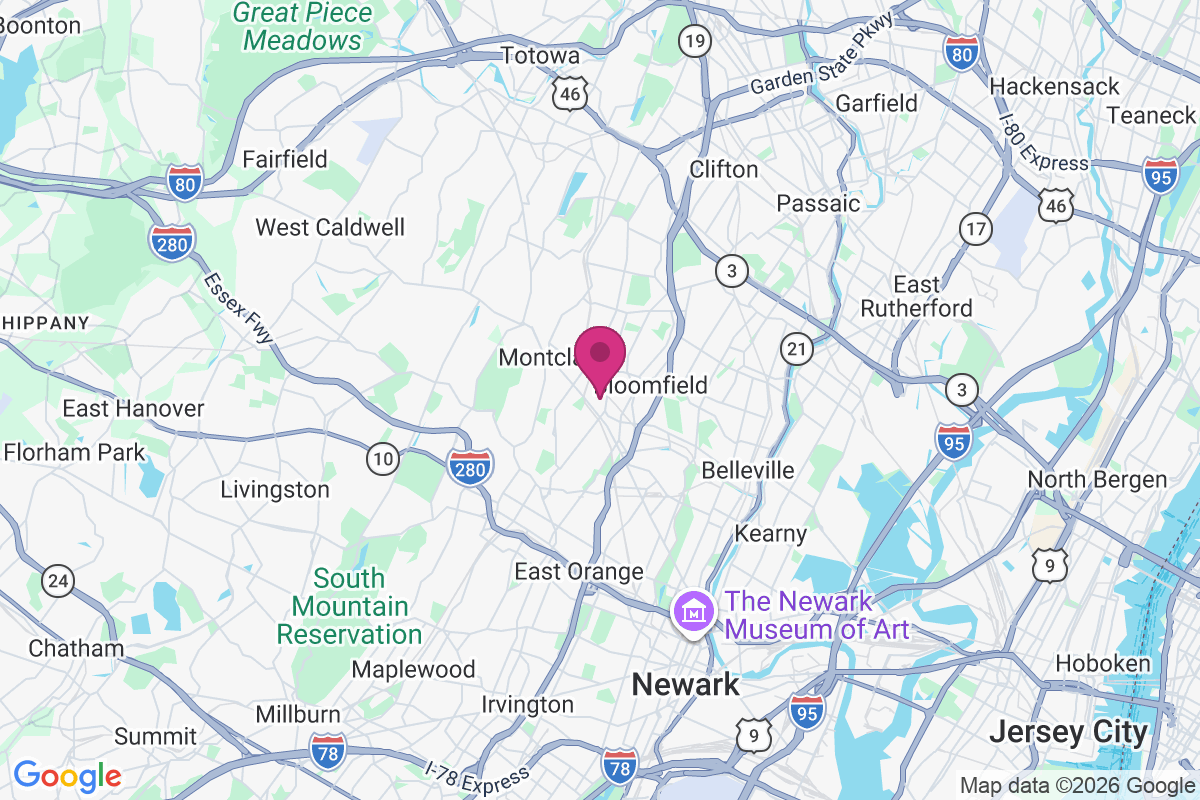 Glen Ridge map