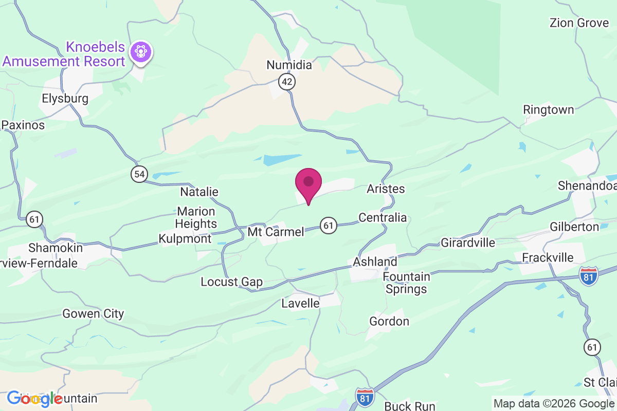 Wilburton Number One map