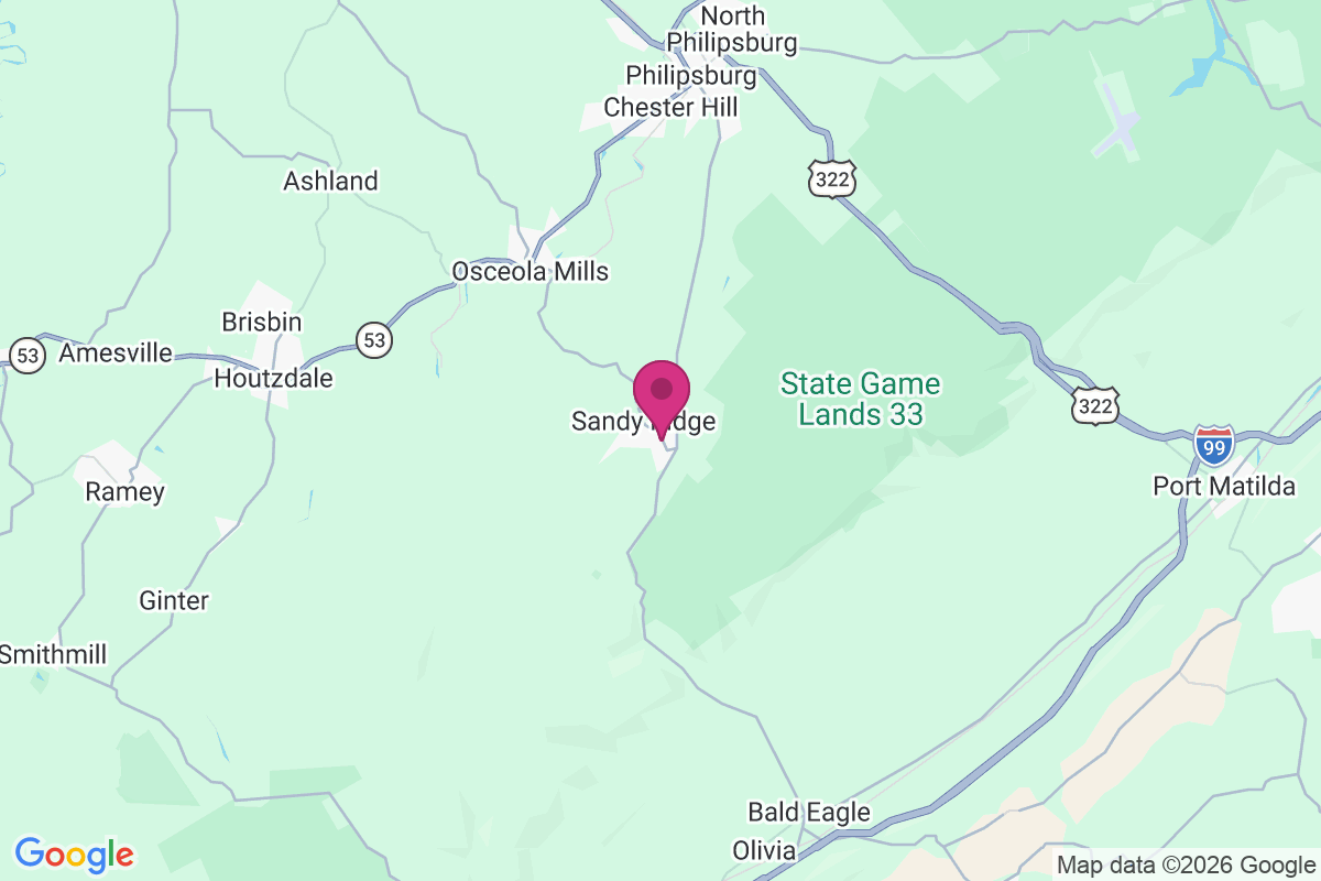 Sandy Ridge map