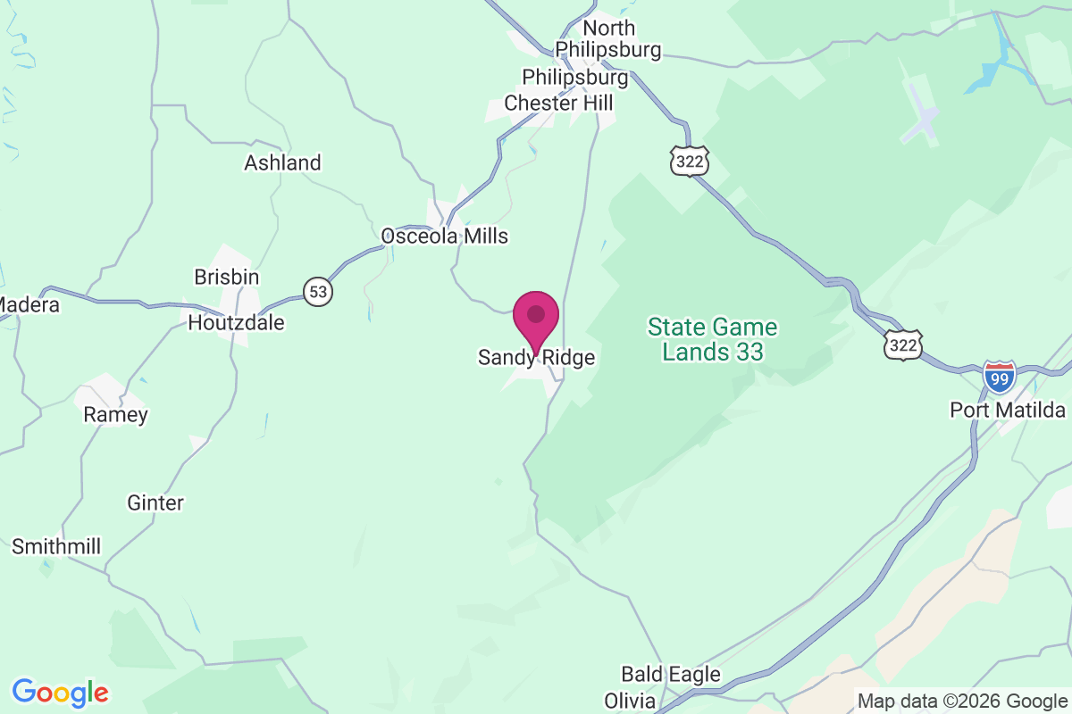 Sandy Ridge map