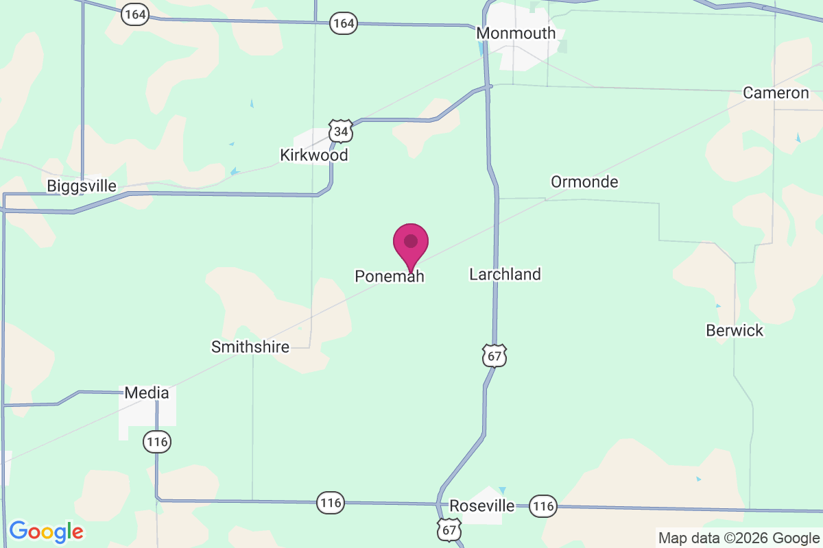 Ponemah map