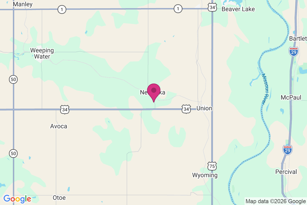 Nehawka map