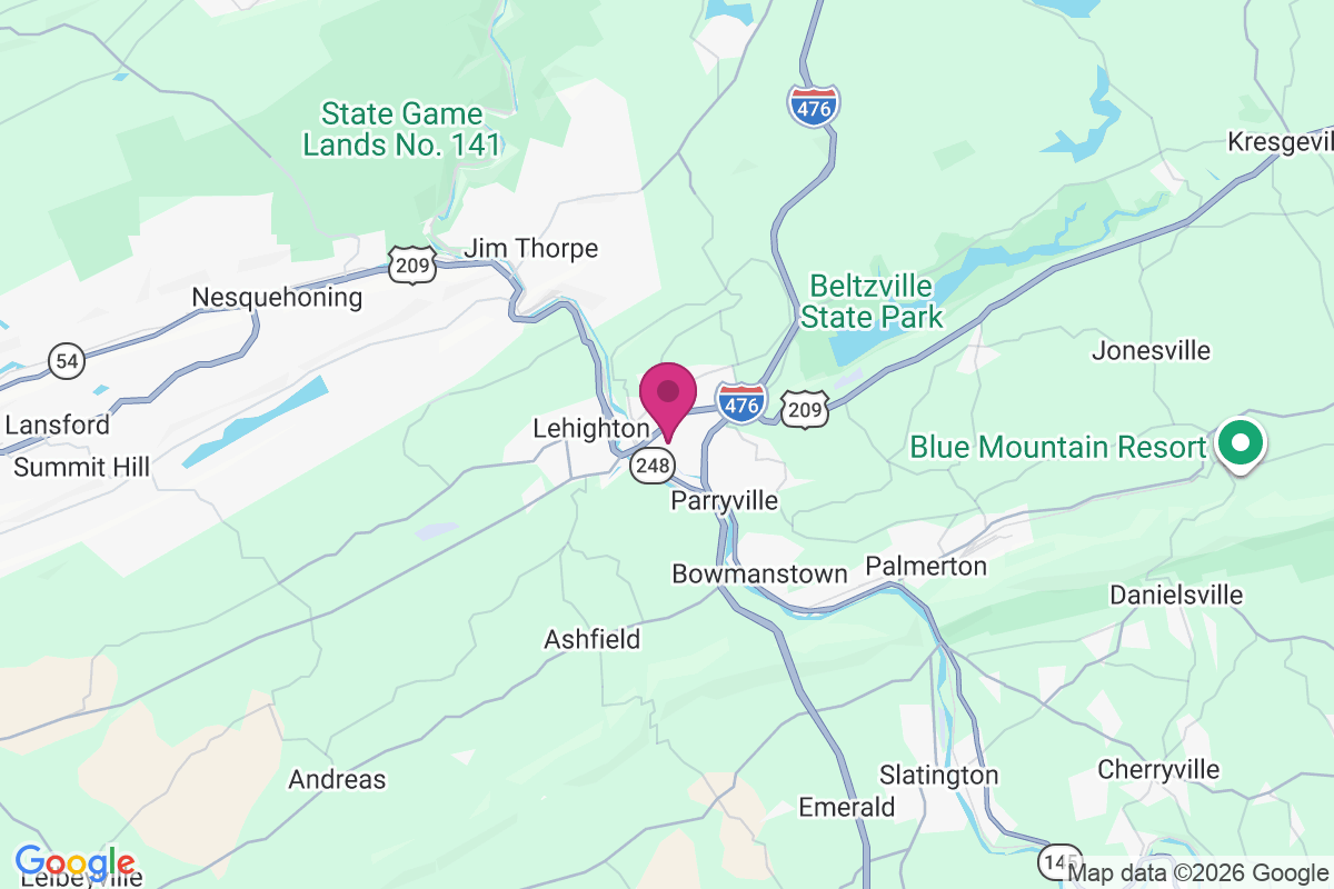 North Weissport map