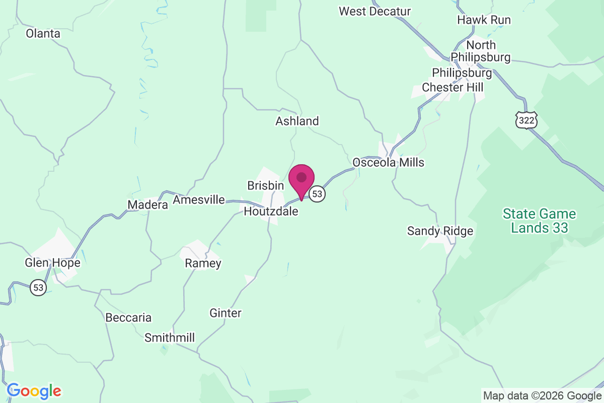 Goss Run Junction map