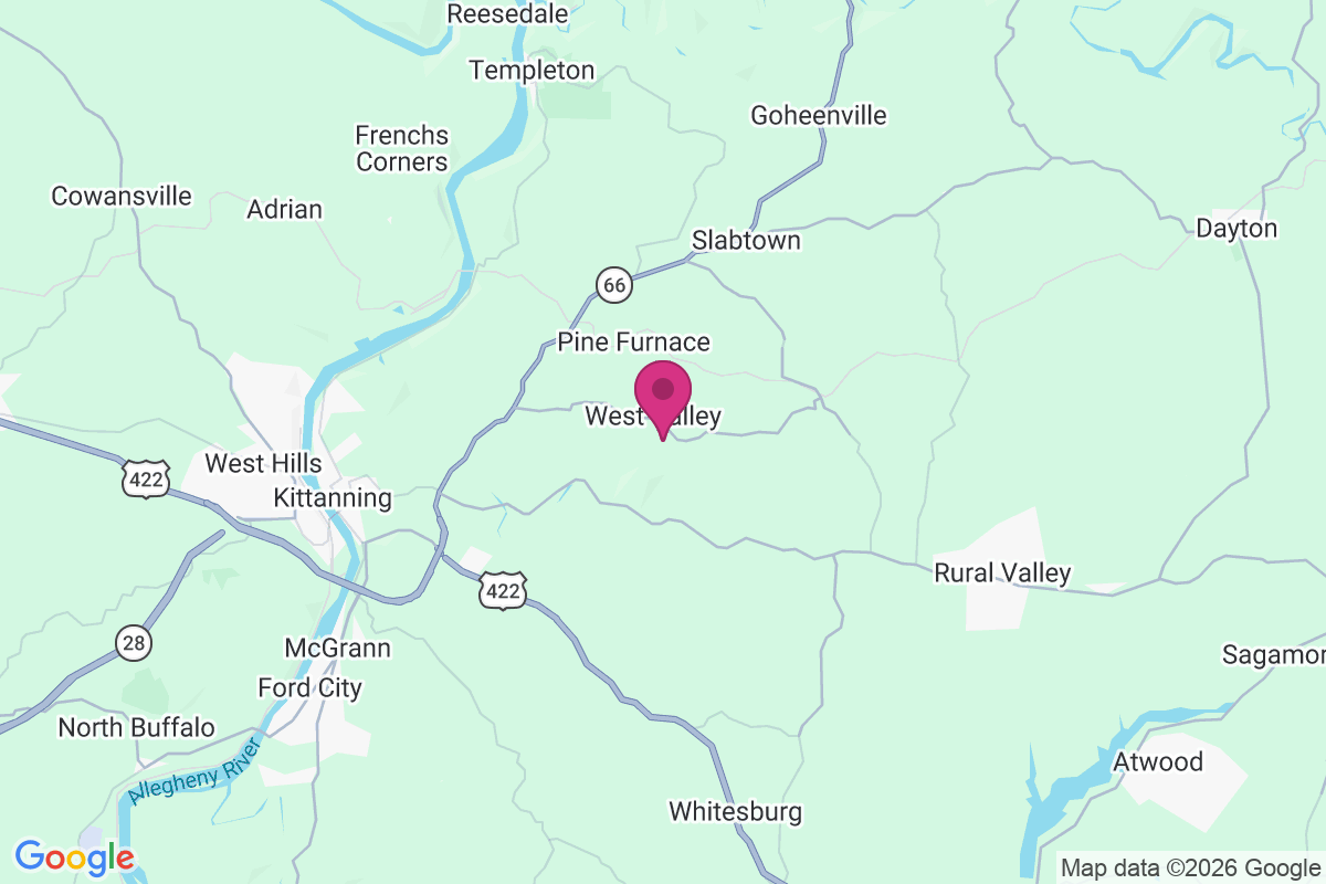 West Valley map