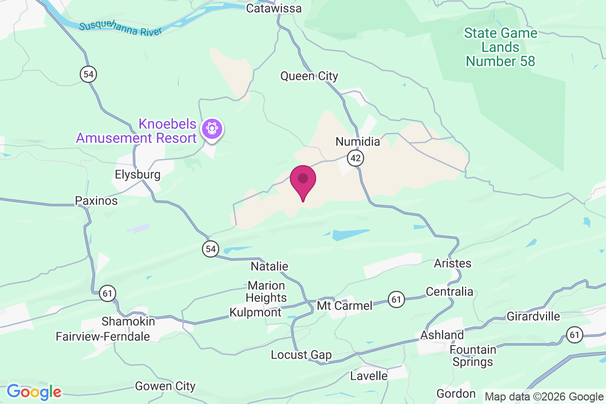 Fisherdale map