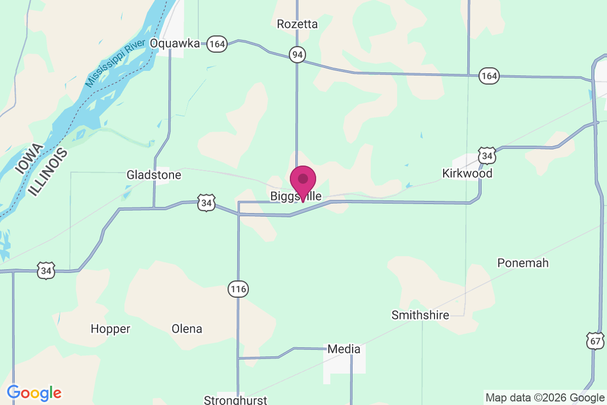 Biggsville map