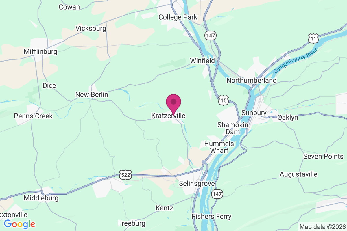 Kratzerville map