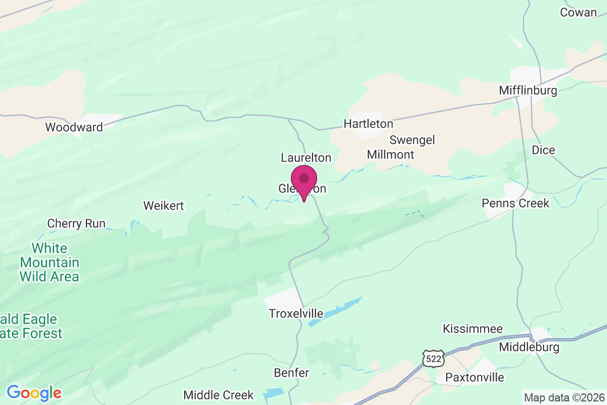 Glen Iron map