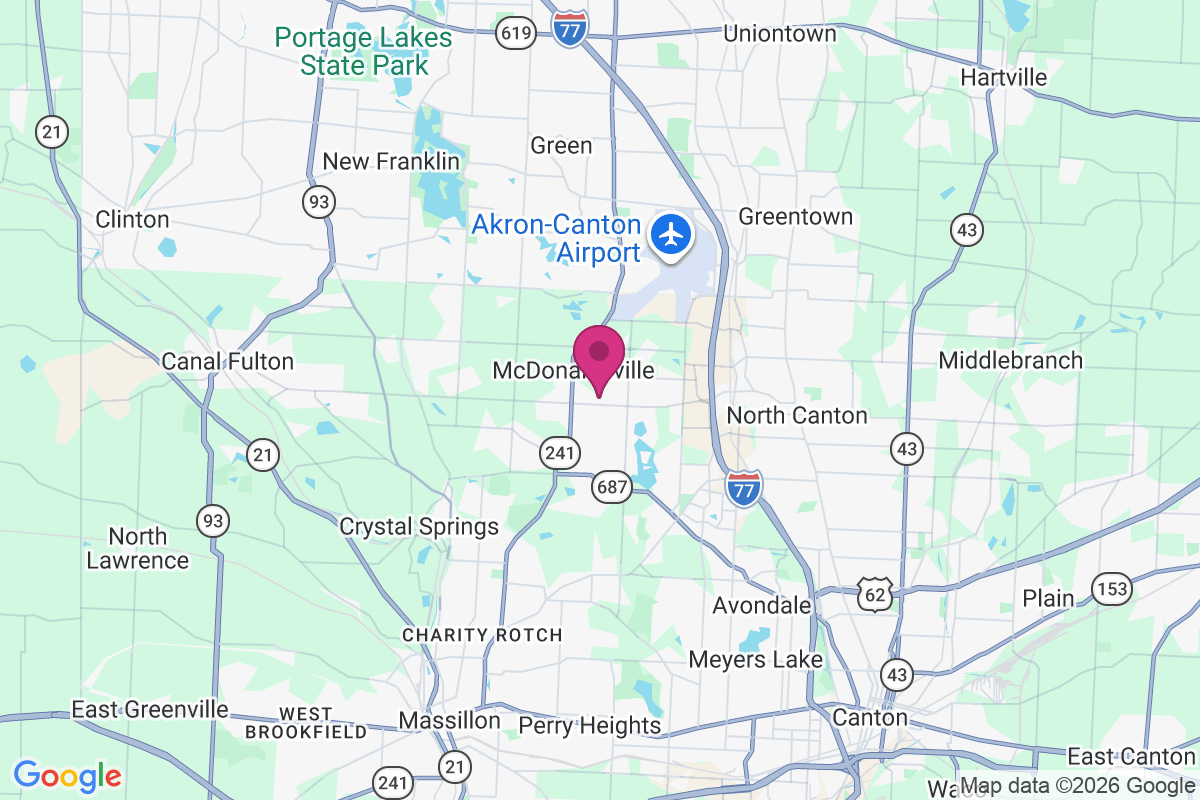 McDonaldsville map