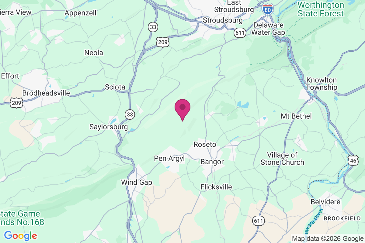 Blue Mountain Pines map