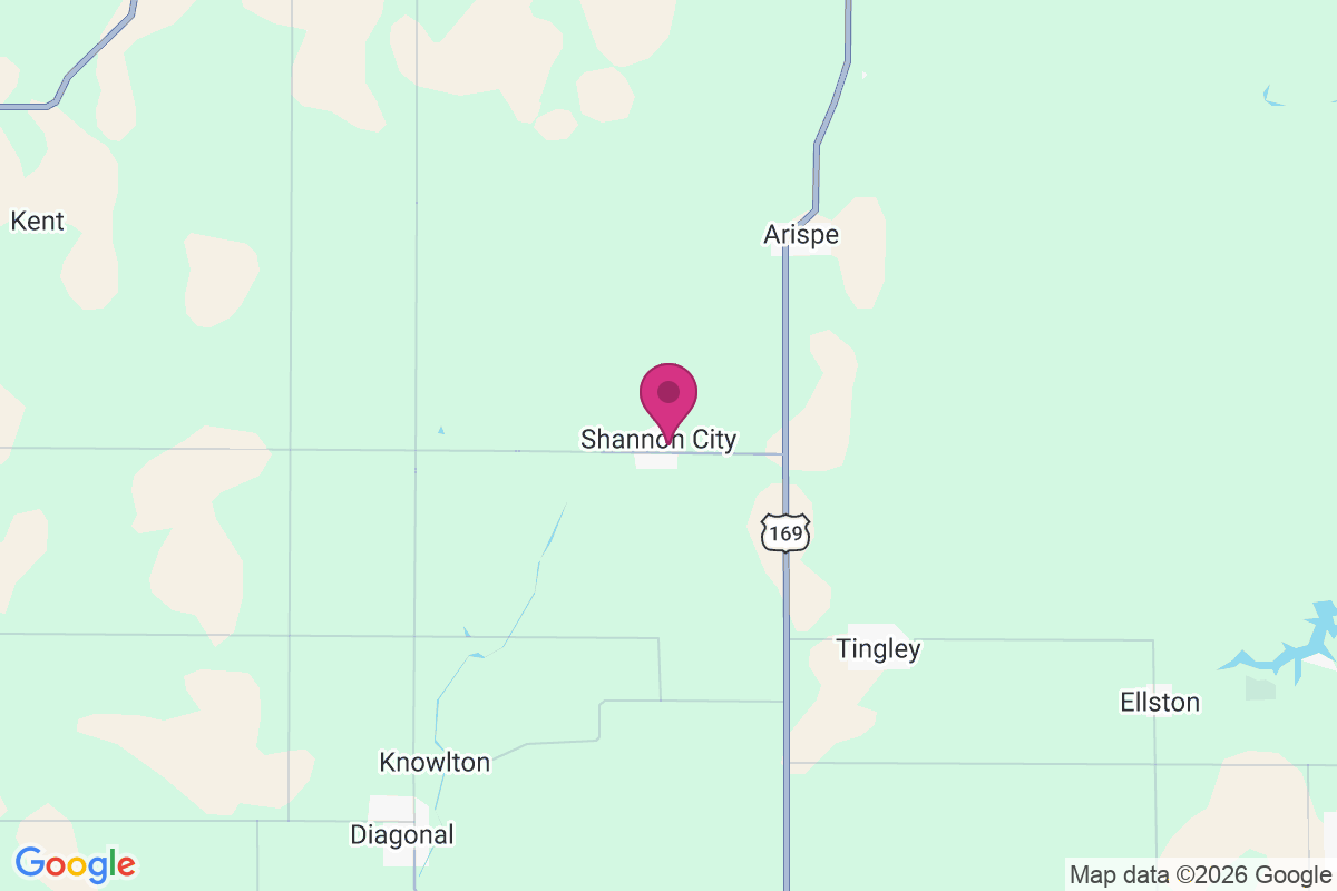 Shannon City map