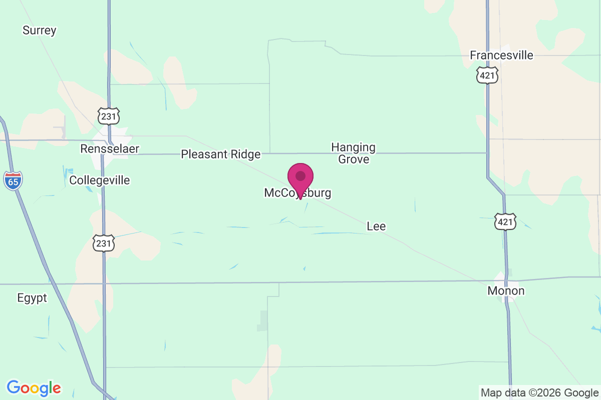 McCoysburg map