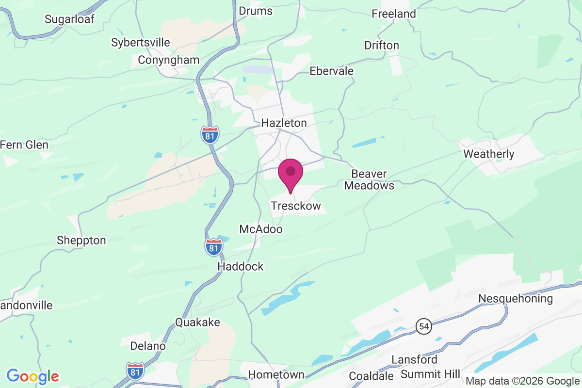 Jeansville map