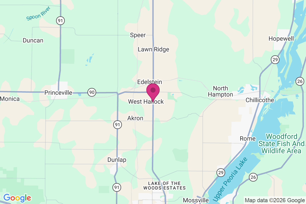 West Hallock map