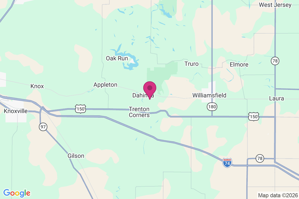 Dahinda map