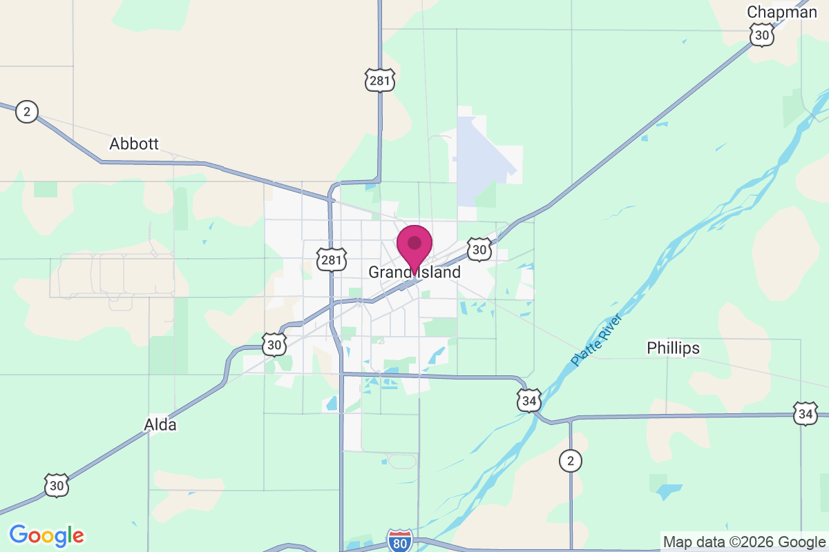 Grand Island map