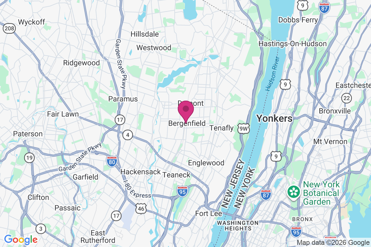 Bergenfield map