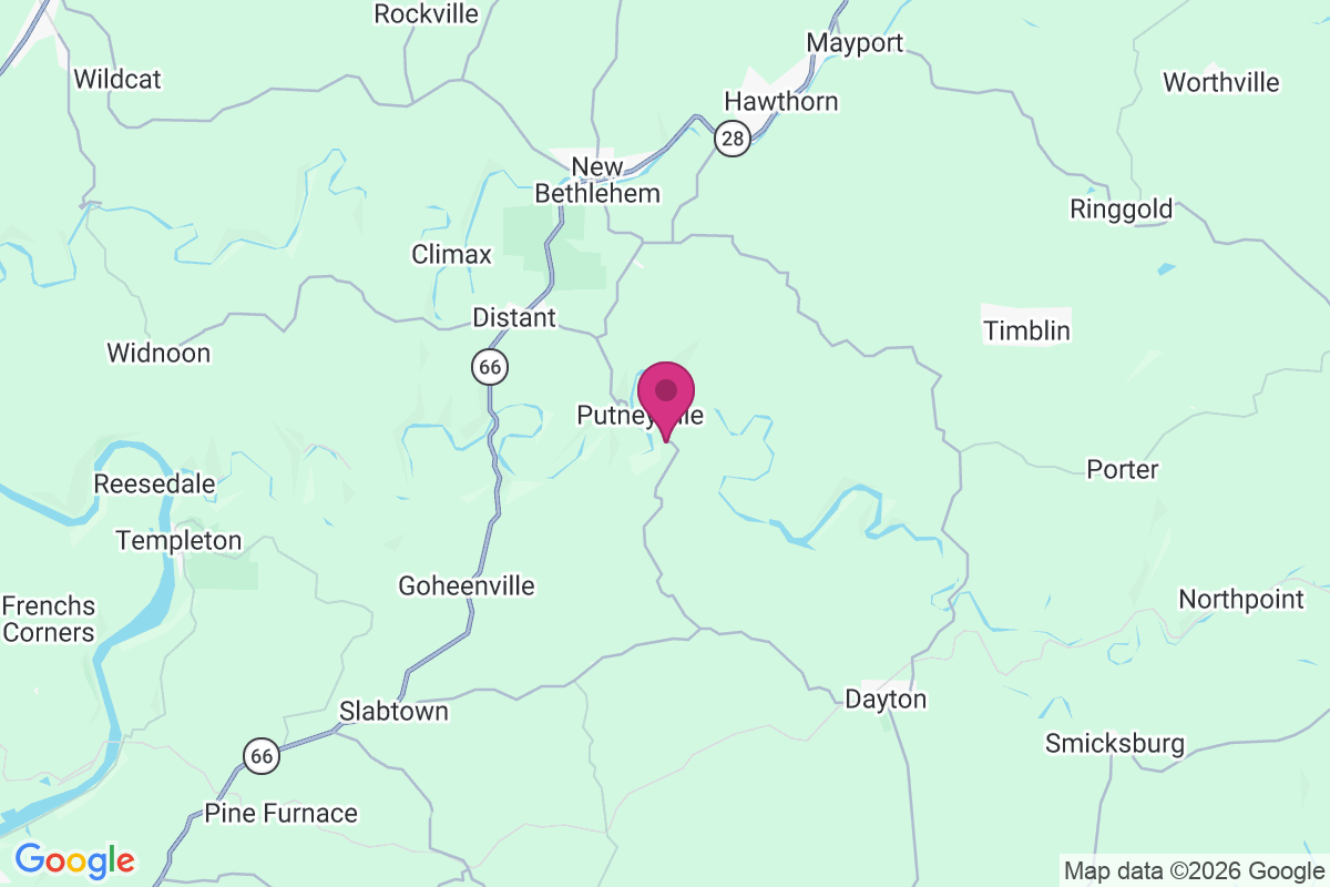 Putneyville map