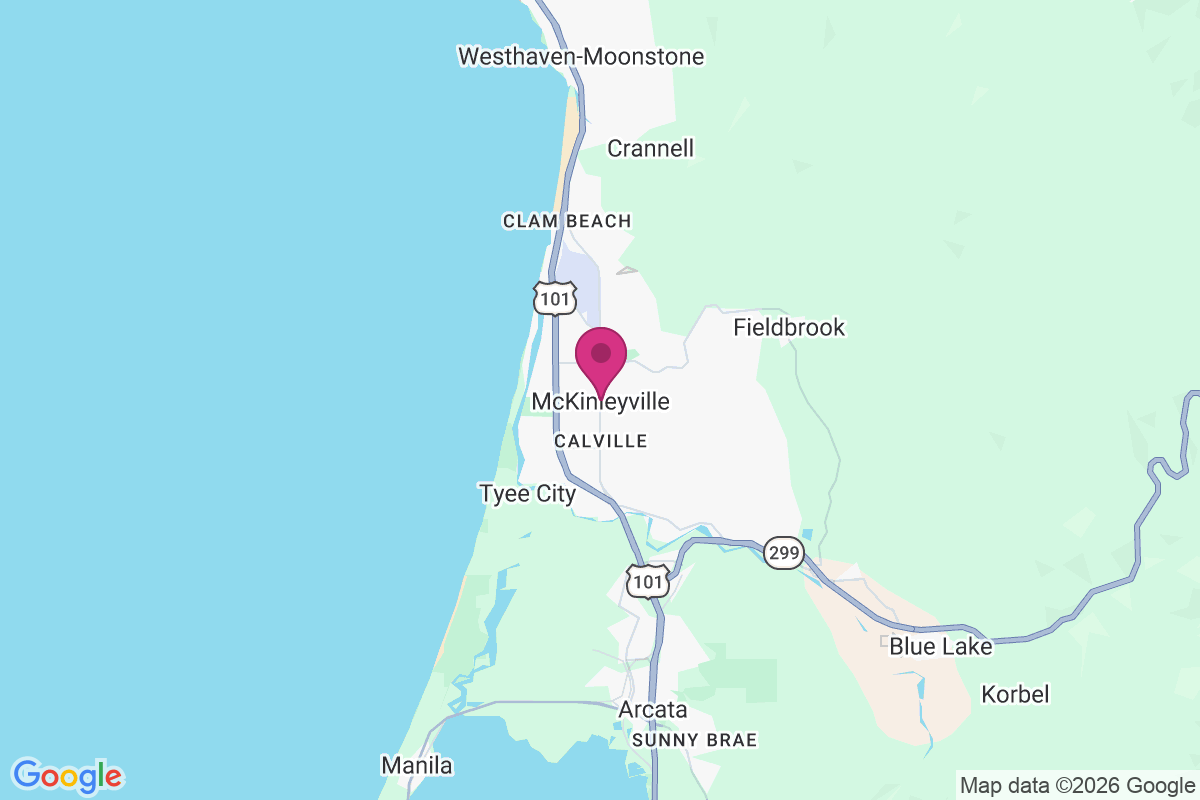 McKinleyville map