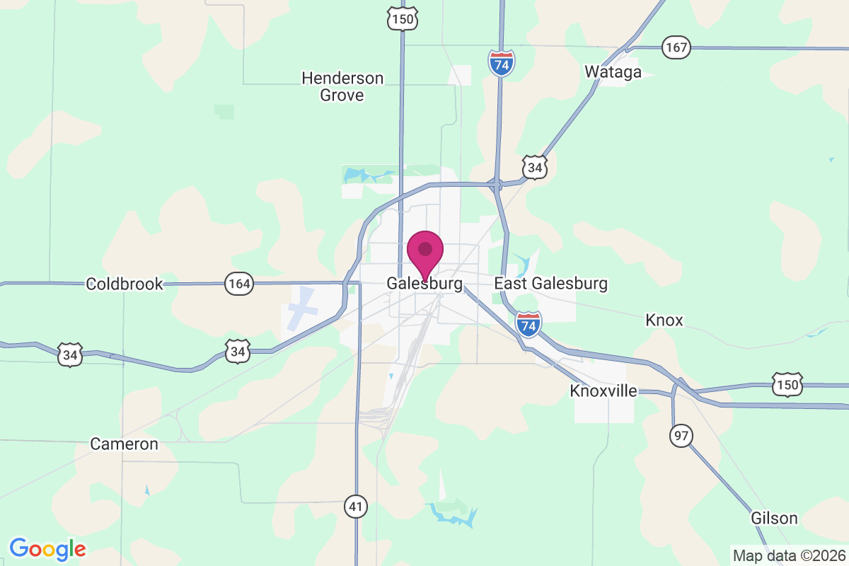 Galesburg map