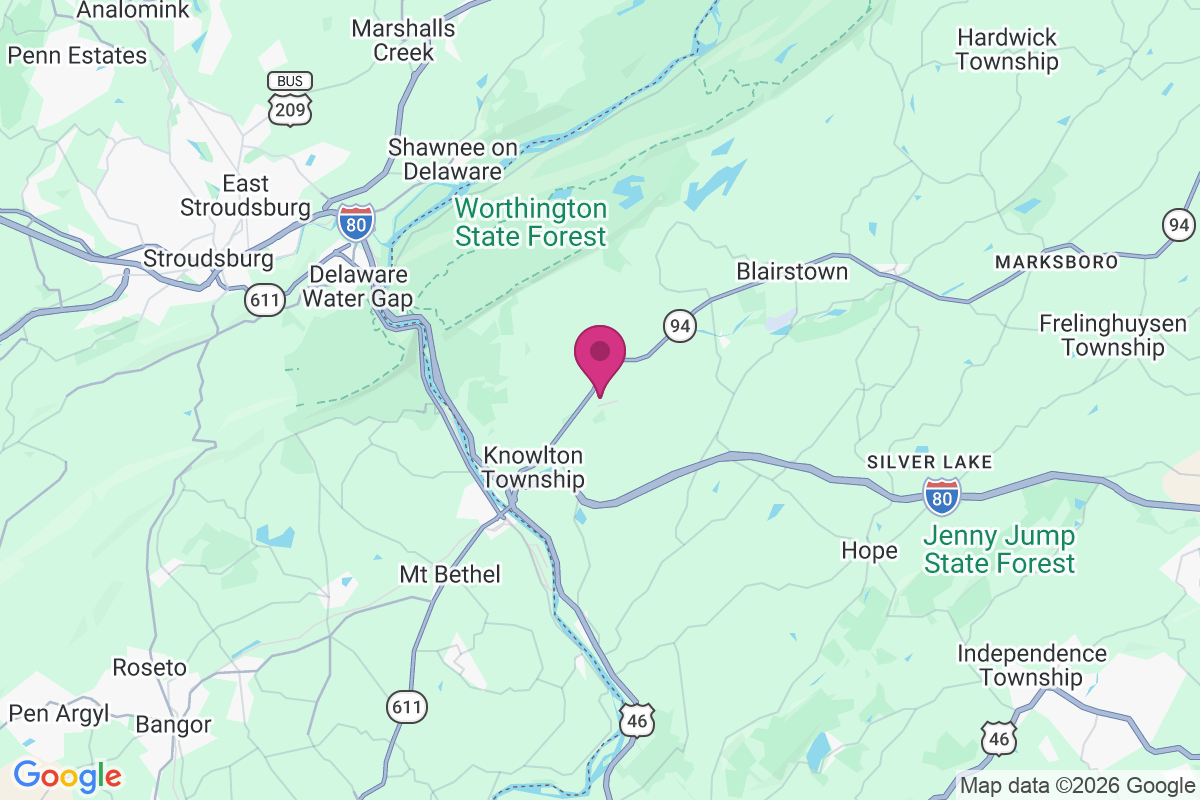 Hainesburg map