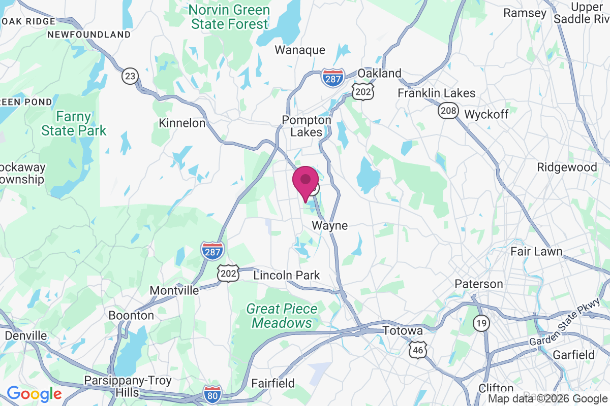Pompton Plains map