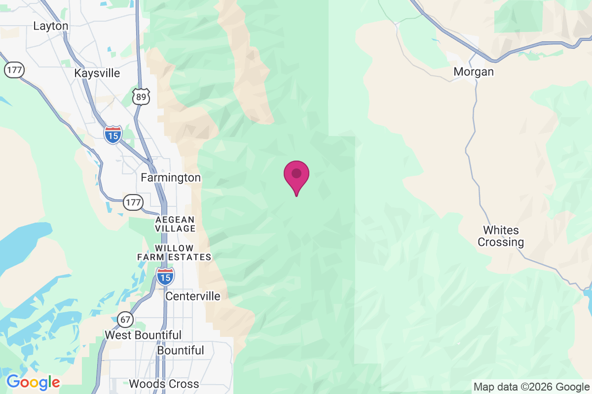 Bountiful Peak Summer Home Area map