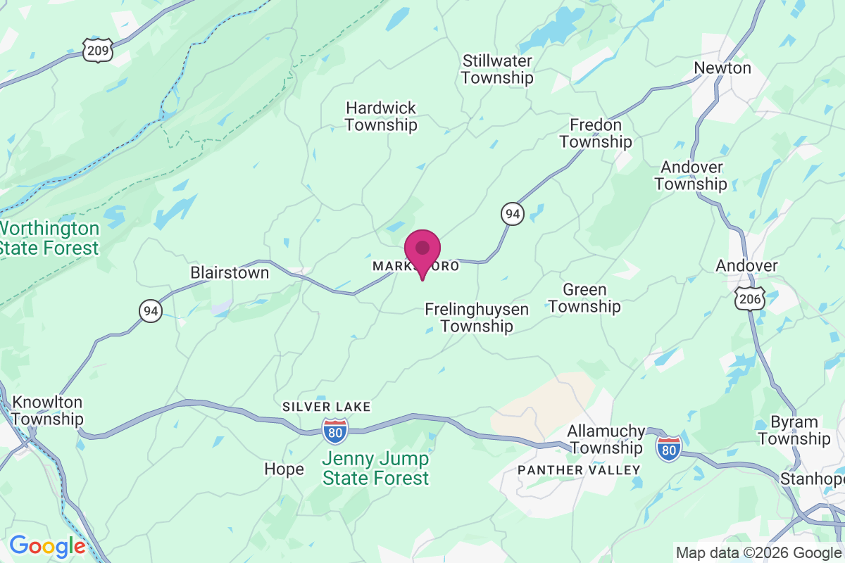 Marksboro map