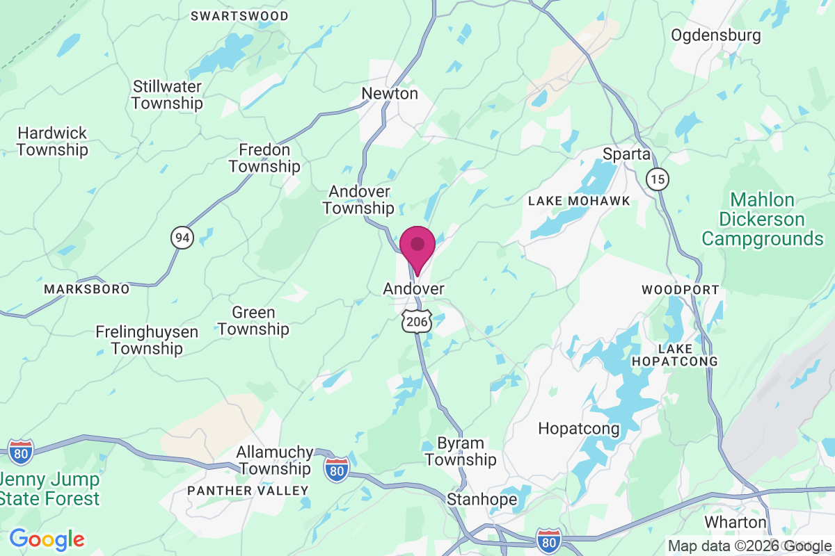 Andover Junction map