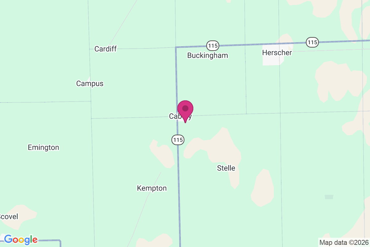 Cabery map