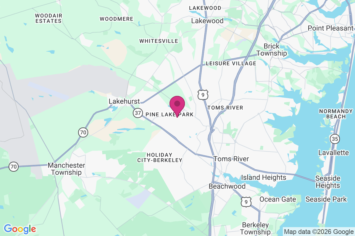 Pine Lake Park map