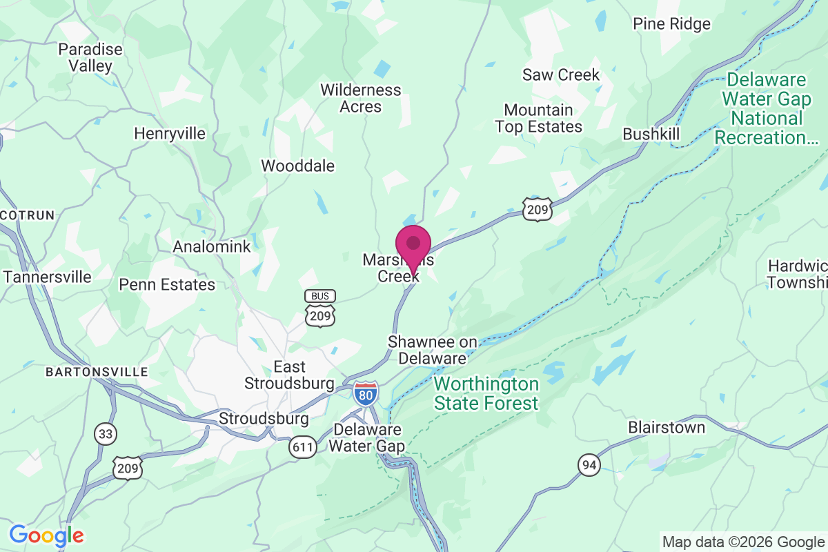 Marshalls Creek map
