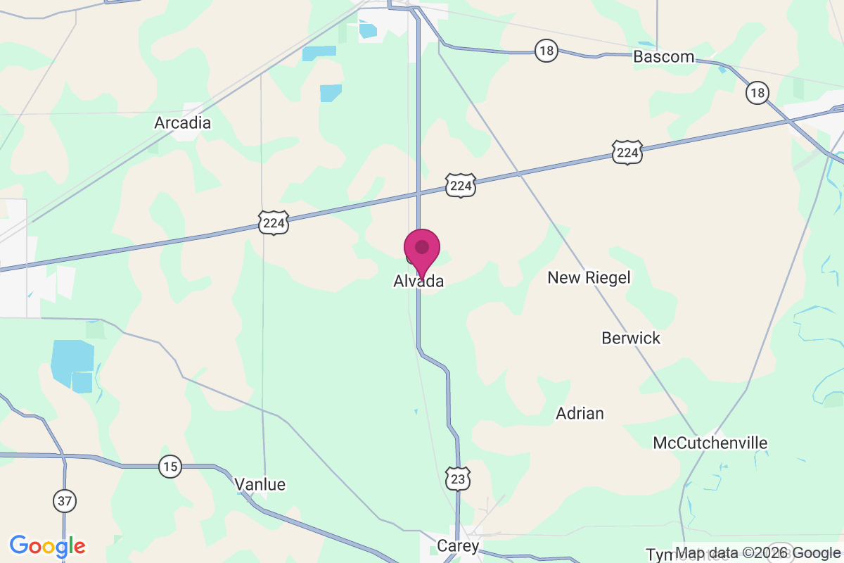Alvada map