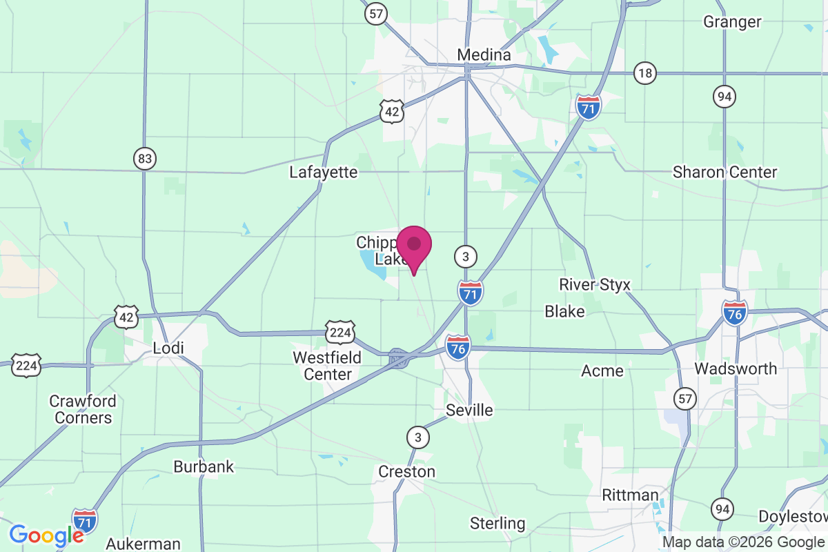 Chippewa Lake Park map