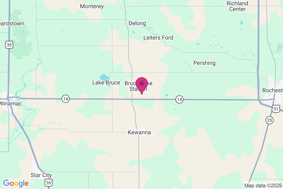 Bruce Lake Station map