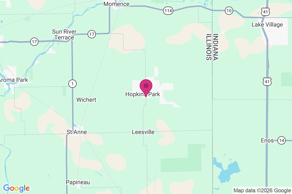 Hopkins Park map